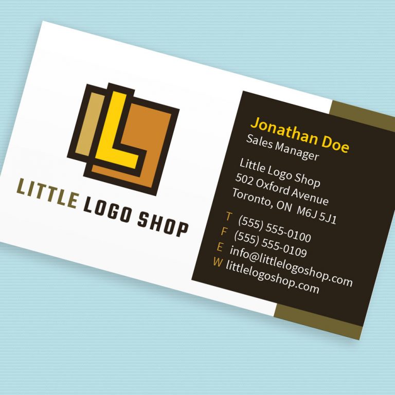 Jasper Business Card Little Logo Shop